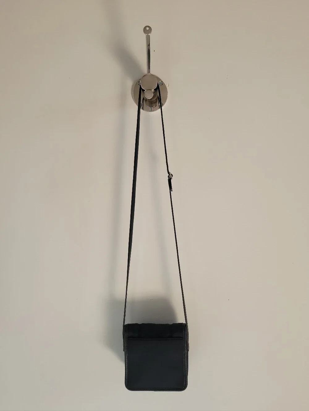 Vintage 1990s Coach Neo Neoprene Black Crossbody Shoulder Bag